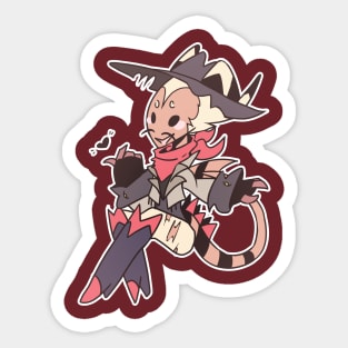 Helluva Boss Striker Sticker